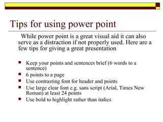 Resources
 Public Speaking and resources
https://www.box.com/shared/t75bz0634r
Link to the following
http://nfphub.wordpress.com/2013/05/27/public-speaking-resources/
 American Rhetoric
 Various articles on public speaking
 History place -speeches
 