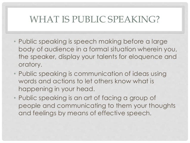 public speaking public speaking definition