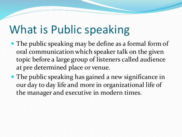 public speaking public speaking definition