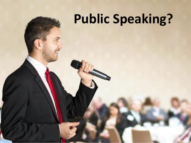 Public speaking