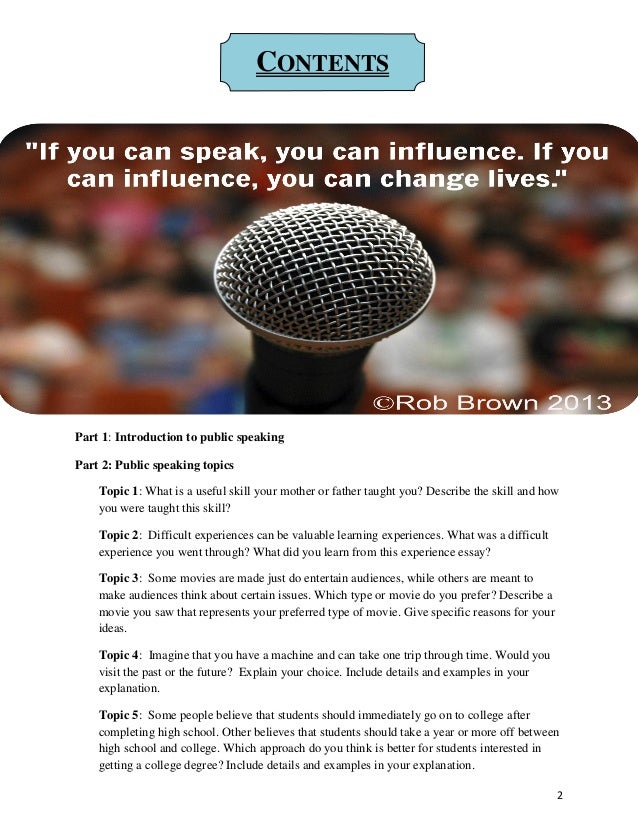 research topics for public speaking