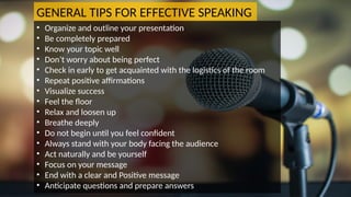 Public speaking, various types of speeches and in different scenarios ...