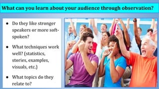 Analyzing Your Audience Before Speaking | PPTX