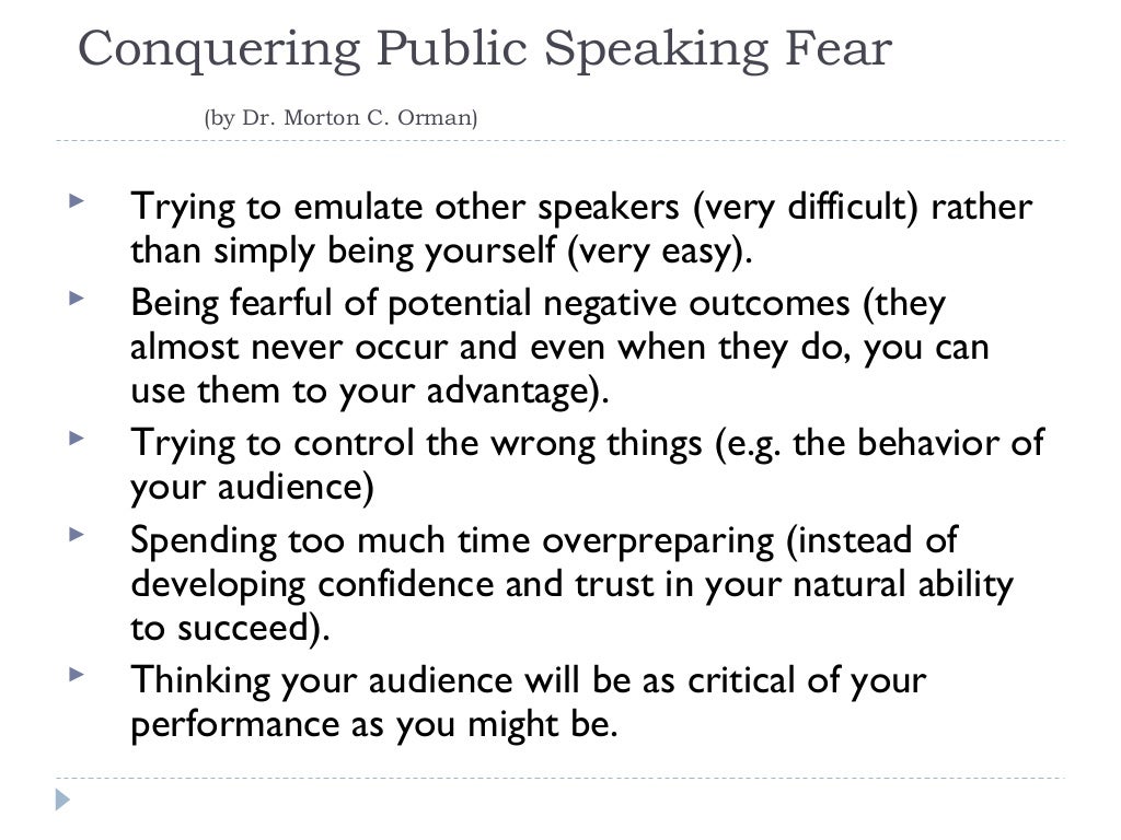 Public Speaking Basics