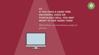 cara menggunakan humor yang tepat saat public speaking