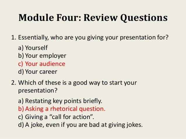 Public Speaking Slides