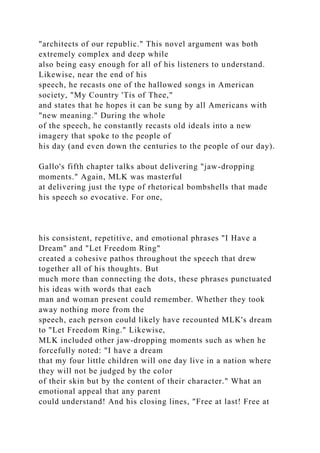 Public Speaking Techniques One of the things you may hav.docx