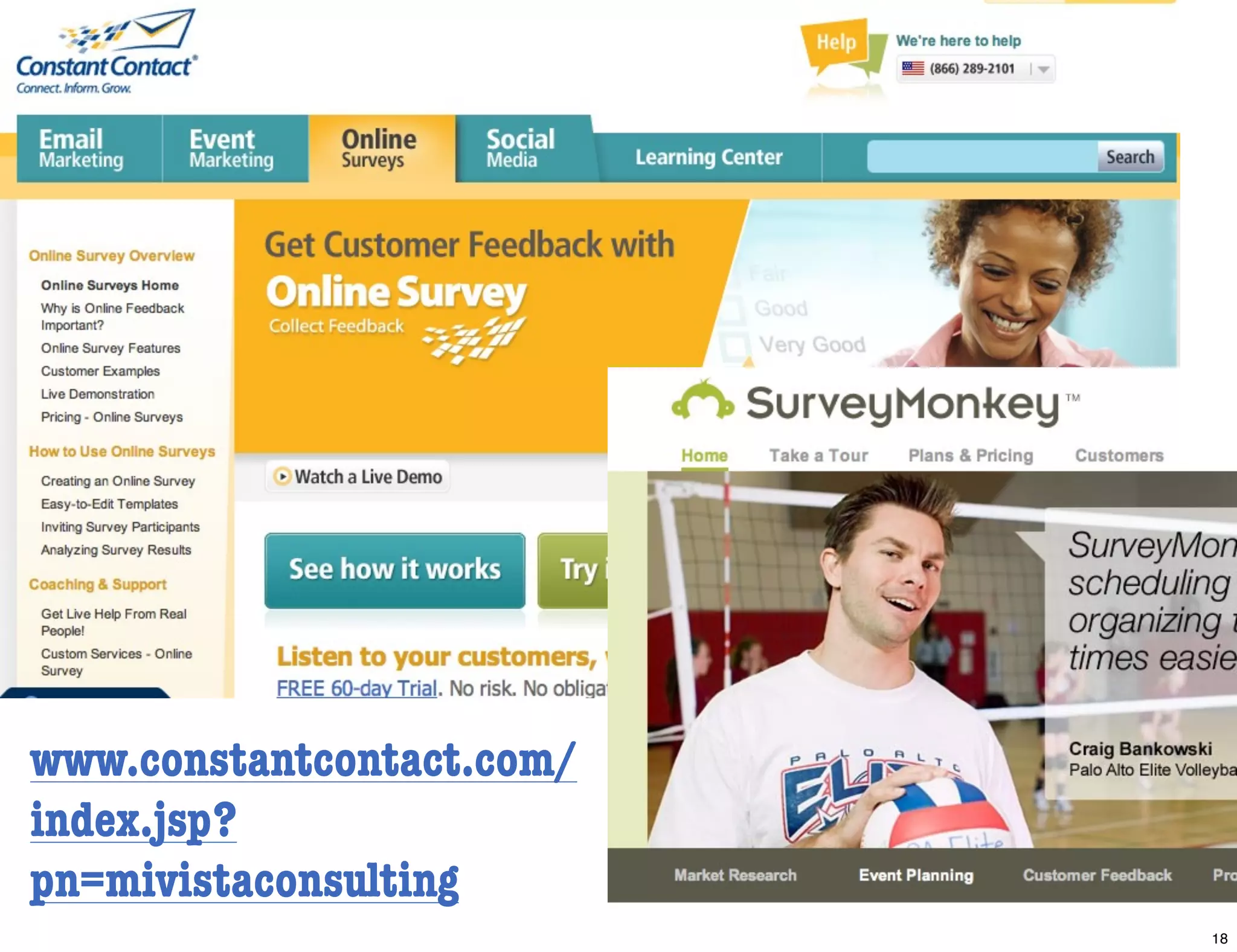 www.constantcontact.com/
index.jsp?
pn=mivistaconsulting
18
 