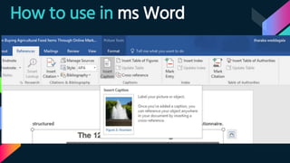 How to use in ms Word
 