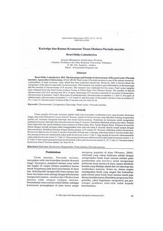 Publikasi jurnal ilmiah