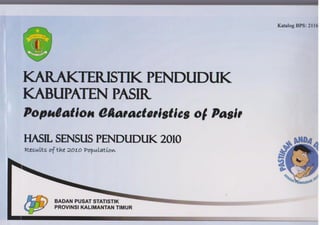 Publikasi Sensus penduduk 2010 Kab.Paser
