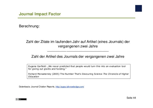 Publizieren Wissenschaftlicher Arbeiten