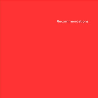 Recommendations
 