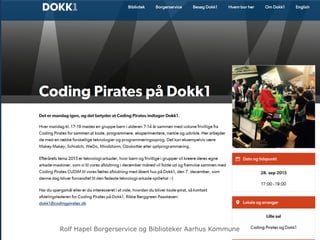 Rolf Hapel Borgerservice og Biblioteker Aarhus Kommune
 