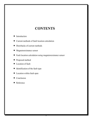 Fault Location Of Transmission Line | PDF