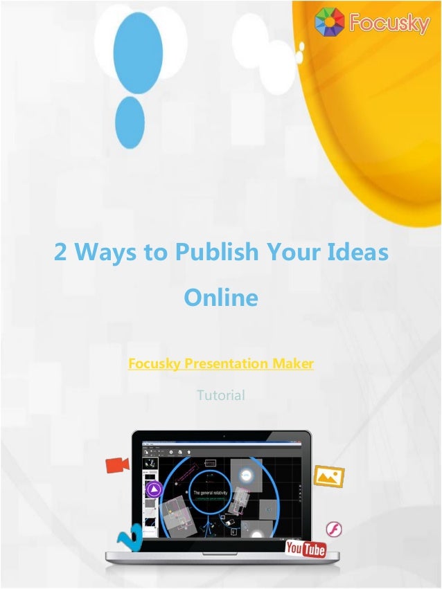 2 ways to publish