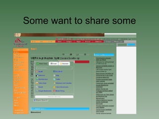 Some want to share some 