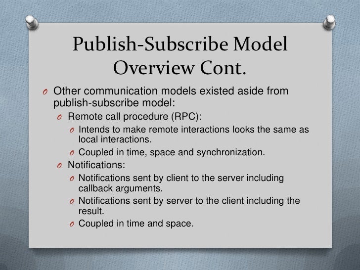 Publish subscribe model overview image.