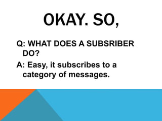 Publish Subscribe pattern - Design Patterns | PPTX