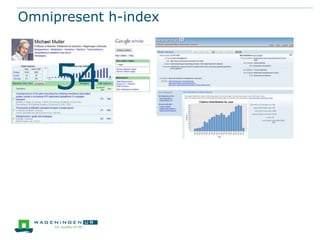 Omnipresent h-index

54

 