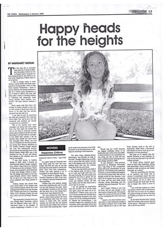 &
THE CITIZEN Wednesdoy, 5 Jonuoly' 2005
BY MARGARET MUIGAI
rl
ti:
;
$
he fact that she is currently
busy with her A levels at Mzi7.-
ima Secondary School in Dar
s Salaam h6n't stopped ter
from.doing whatever she wants to do.
And what Happiness Chilima liks to
do is fashion.
"l like to design ready to wear
cloths, cmual outfits and street wear
geaed at youtrg PeoPle. I wmt to help
them express themselves. I wmt to
pursue lashion md design profession-
allv as a creer upon completion of
mv A levels in Milch this Year alrd
there alter t want to develop f6hion
in Tanzania and especially make
young people mdre fashion con-
scious." she savs without missing a
beat.
Much €asier said than done, but
Chilima is clearly alreddy on her way
up. She seems to know iust what she
wilts to do next mA has already
planed how she will do it;
"l can onlY do this bY m6tering
the skill and creativity tbis indutry
hm to offer. The rest is uP to me. MY
weekends ad holidaYs are mostly
occupied by my creations "
This is not ffictly what other
teenagers are doing with their spare
time, but then again the hanille she
has on her time is obviously exactly
what makes Chilinia look like the nst
big thing to hit E6t African catwalks.
If you think that sounds a bit far
fetched then maybe You don't Imow
that mongst other things, she ws
one of l2 finalists for the most promis-
ing young Edt Alricm designers at
the Student F6hion Design awilds
last year. Her subsequent victory'
mnouced at the oPening show of the
Kenva Fuhion Week 2004, ws a bi8
moment for the 19 Year old whose
first dabble in the industry was not
half as succesful.
"l wc first drawn to fdhion
design in 2003, when I entered an
international lashion dsign cbmpeti-
tion, which I heard about on Channel
l0 Television in Dar s Salm. Pdtic-
ipmts were required to send sketchs
of their bst design, which is what I
did. My design was based on the Tan-
zania lifestyle, which I later realized
did not $ve me a big chilce to win
since judgment was being Pssed in
Itdy."
Chtlima think! she would have
done much better if her designs had
more western appeal, which she could
perhaps have dram from ber Russim
side. Chilima was born of a Tanzanian
Iather md a Russian mother but she
hm a fiery love for all things Tmzani-
m,
"My inspiration is dram from vz!r-
ious things about TaManim culture
like the different tribes md I like to
represent these in mY desiSns, of
course integrating a modern or con'
temporary twist to them, " says Chili
ma
It is quite lucky for Tanzania that
Italy didn't grab her first and even
luckier still that her miss at one big
international prize failed to knock her
down. Since that first competition,
Chilima has been getting a lot o{
recognition in local f6hion circls.
"l was invited to dsign for Miss
Tourism Tmzmia in 2003. From then
on, I realized I enjoyed dsigning more
than mlthing."
Chilima may love fmhion dsign
more than anything else, but it is still
not the only thing on her plate. Quite
accidentally, I stumble on the fact that
she h6 done one or two things that I
would never have figured her lor.
One w6 getting her blue belt in
Karate, which quite Puzzls me since
it is something other than tie usual
brown or black belt. She quickly
miures me that she did not Pursue
martiai ilis mY lufder due to lack of
time rather than mything else. I qgite
emily believe her becase so ldr Chili-
ma sems to be the l6t Person to will-
ingly do anything in half measues.
The other thing, climbing Mount
Kilimaniaro, was literally no walk in
the park. Though Chilirda has a certifi-
cate to prove that she made lt all the
way to the highest.peak, she says that
looking back, this,w6 the cruiest
thing that shb has ever done.
"On the last day belore we nade it
to the hiShst Peah we had to wake
up at llpm and walk untll nine a.m.
the n€xt morning. We wse slspy and
shausted and had to gaths all our
energy to keep moving along the
rftlry ild slippery tenain. All that
ws visible was the thin bem lrom a
torch that lit our way'"
I m not getting the impression
that she wouldn't do it all the same
way again. given the same set of cir-
cumstmces. Chilima tuns out to be
one ol those people who literally flirts
with challen$ng situations and often
comes out on top, smiling tilumphant-
ly. Despite. her Prot6tatiom, I cm
actually imagine her standing on that
mountain, with a grin fixed on her face
md a look that says 'l knev I would do
this.'
'Would' and not'could' because
her biggest challenge seems to be
findins the time raths thil the ability
or det"emination to do something. For
one thing, she lets on that she was
quite confident about winningthe stu-
dent design awards in 2004.
"lt ws because I had Previous
experience tn designing. Personality
ws a big thing in this comPetition
along with your presentation of your
sketchs. The tinishing also mattered.
I had put so much energy and imagina-
tion into this proiect that i felt sure my
designs stood for this. Bsid6' I also
had a lot of support from my parents'
mv sister and the then Reds brmd
m-anaqer, Sauda Kilmanga and the
designer Mustala Hssilali. The rest. I
left to God.'
Don't lorget, Chilima is not even
20 years old yet and already it hs
bes quite a long jouney. Not surpris-
ingly, that victory set the tone for 2004
for her, equipping her with more than
a title.
"l leilnt a lot about Iashion md I
w6 able to met imPortant People in
the fashion industry. Pilt of the 2004
award oflered me a trip to the CaPe
Town fshion week at the end of
September. While there, I discovered
that fashion is not so much m art 6 a
businessi it is very Practical."
She goes on to splain that the
Iashion industry is very dynamic; to
stay on top you have got to go out and
milket yourself.
"ln South Alrica, lashion goes
hmd in hand wiih'milketing, selling
ild advertising. There I realized that I
wanted to take uP fshion md dsign
seriouslll as a carer.
Thus far, everYthing she did was
as an amateur and while still in
school. It someums memt that she
had to miss her extra tuition and even
a few clmsc. As far 6 she's con-
cemed though the work Paid off and
she is tiappy. But, there !s more to
come.
"I m cunently working on a fash-
ion project, which twill not disclose at
this time but as soon 6 it's matwe'
it's going to bring out more ol the HaP
py Chilima you have not Yet seen nor
heard'
As we leave the interview I cannot
help but wonder what proiect she has
up her sleeve. Whatever it is, chances
de it will be succssful.
I
I
i
Hoppiness Chilimo
 