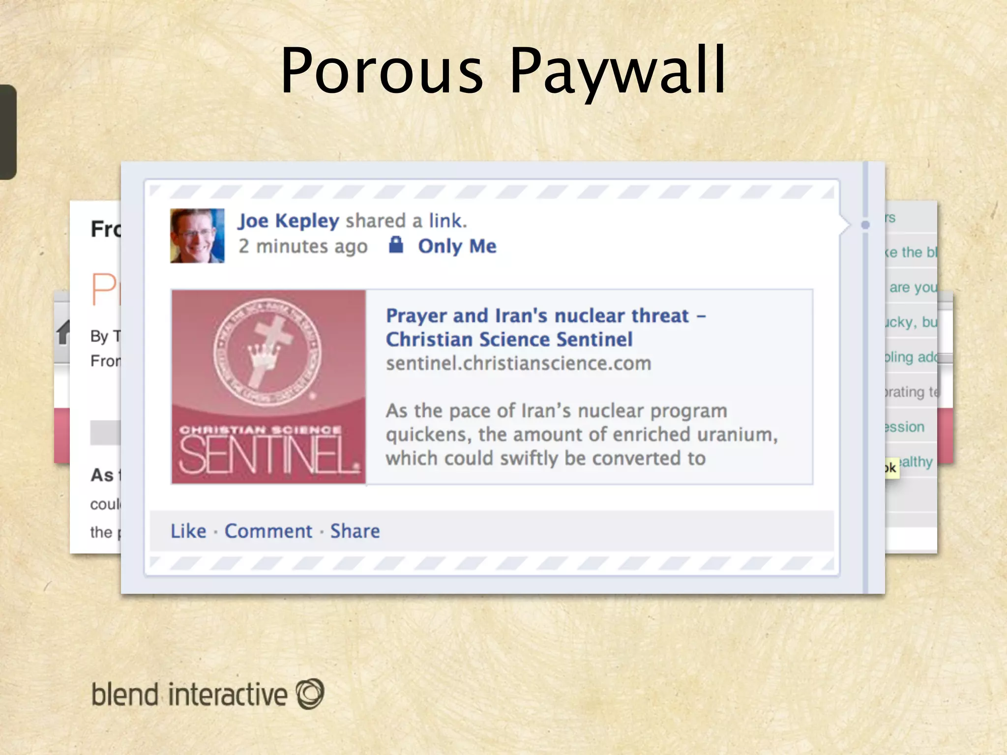 Porous Paywall
 