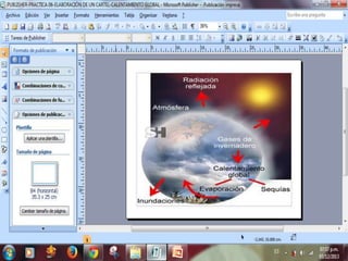Publisher practica 06-elaboración de un cartel-calentamiento global
