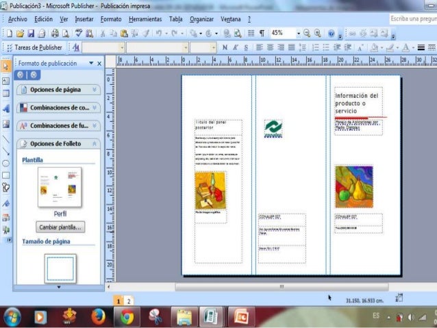 publisher practica 07 hacer un triptico como hacer un triptico