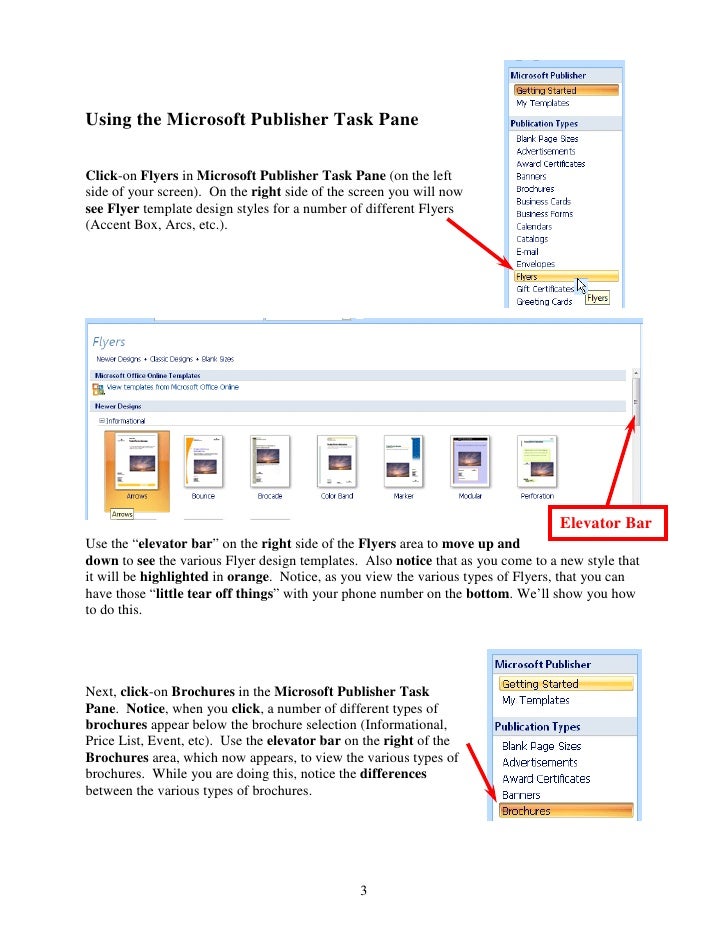 ms publisher tutorial publisher flyers