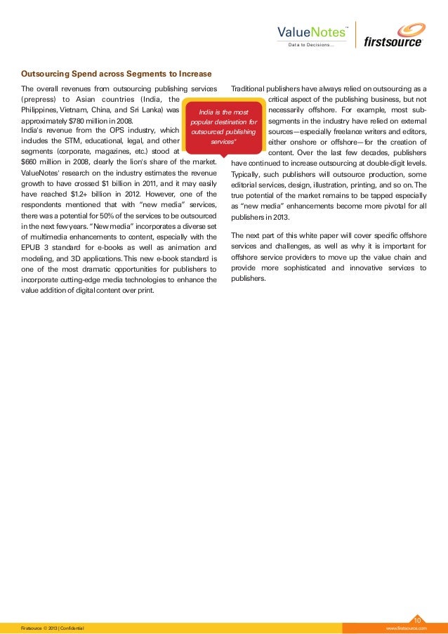 Outsourcing to india research paper