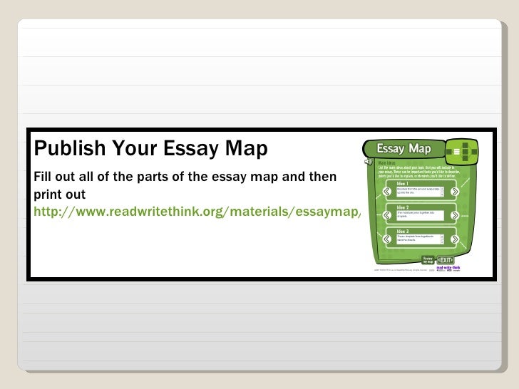 Readwritethink essay map