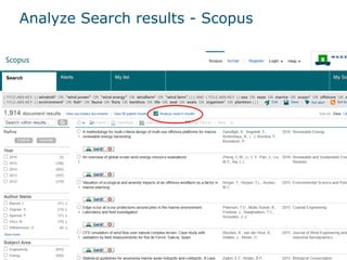 Analyze Search results - Scopus
 