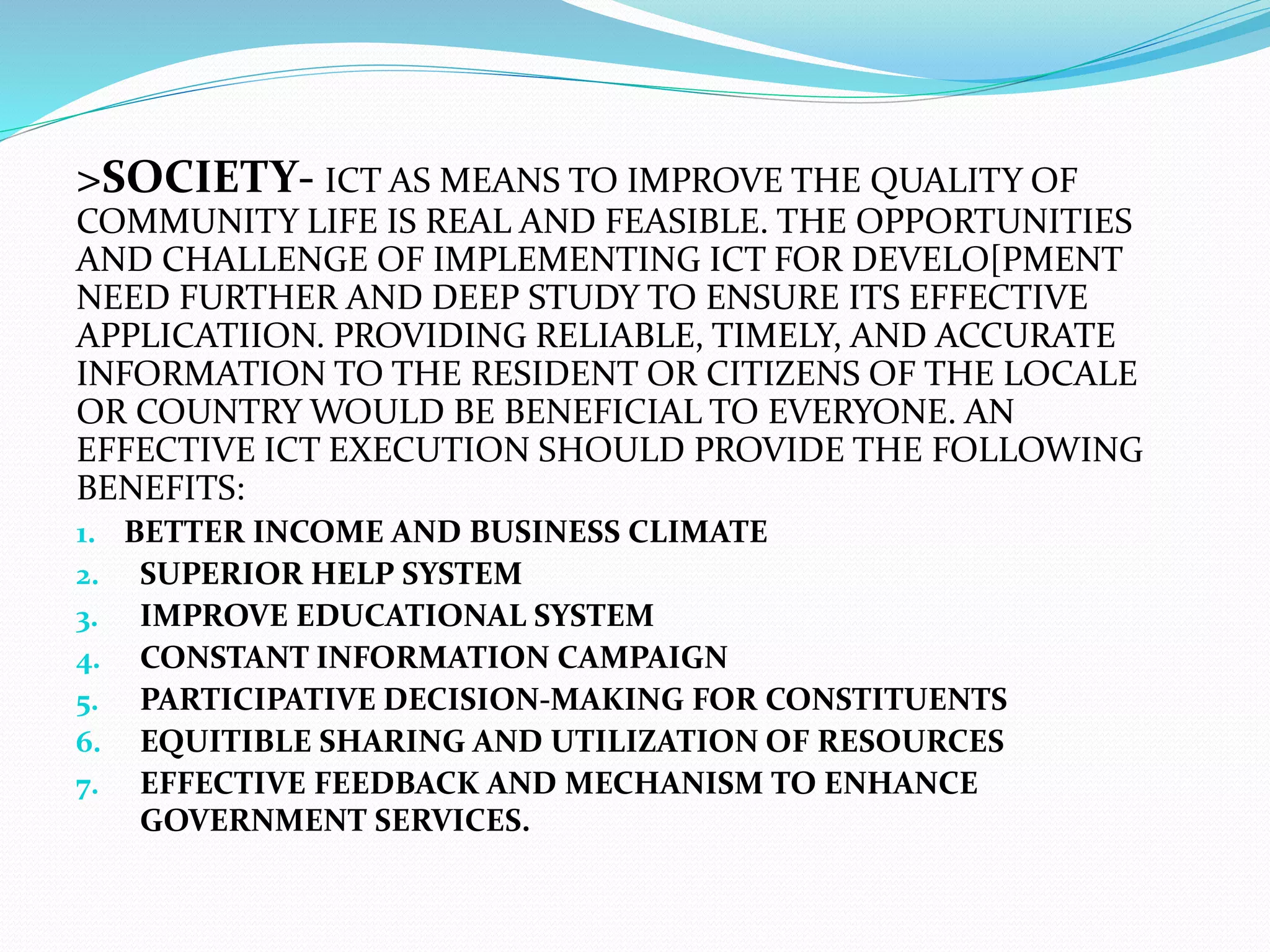 Publishing and sustaining ict projects | PPTX