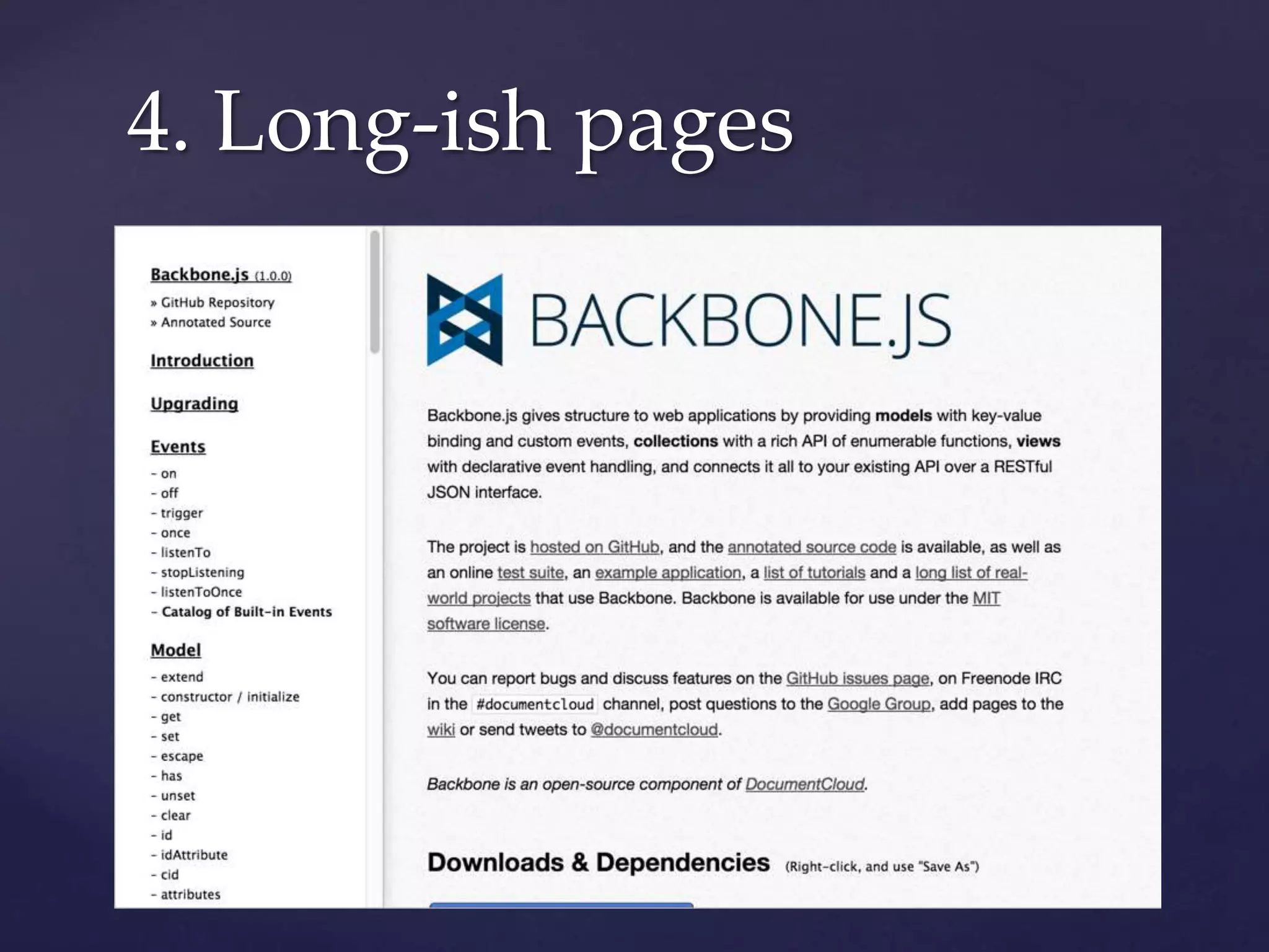 4. Long-ish pages
 