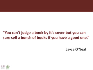 Publishing and designing ILRI’s research products