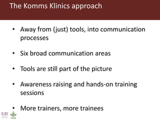 Publishing and designing ILRI’s research products