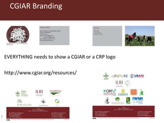 Publishing and designing ILRI’s research products