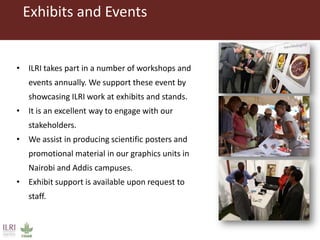 Publishing and designing ILRI’s research products