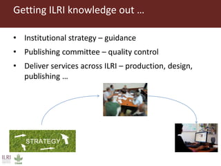Publishing and designing ILRI’s research products