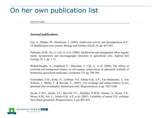 On her own publication list
 