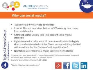 How do researchers use social media?
More and more academics
are using social media to
discuss, and promote, their
researc...