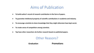 Publishing in High Impact Journals-by Dr. Faizan Qamar | PDF
