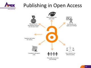 Publishing in Open Access
 