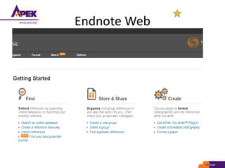 Endnote Web
 