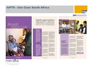 IoPTS - Use Case South Africa
 