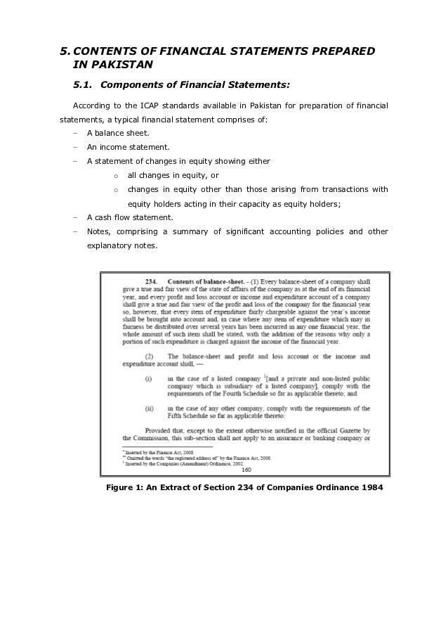 preparation of financial statements in pakistan how to write an income statement