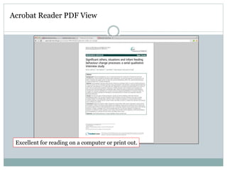 Acrobat Reader PDF View
Excellent for reading on a computer or print out.
 