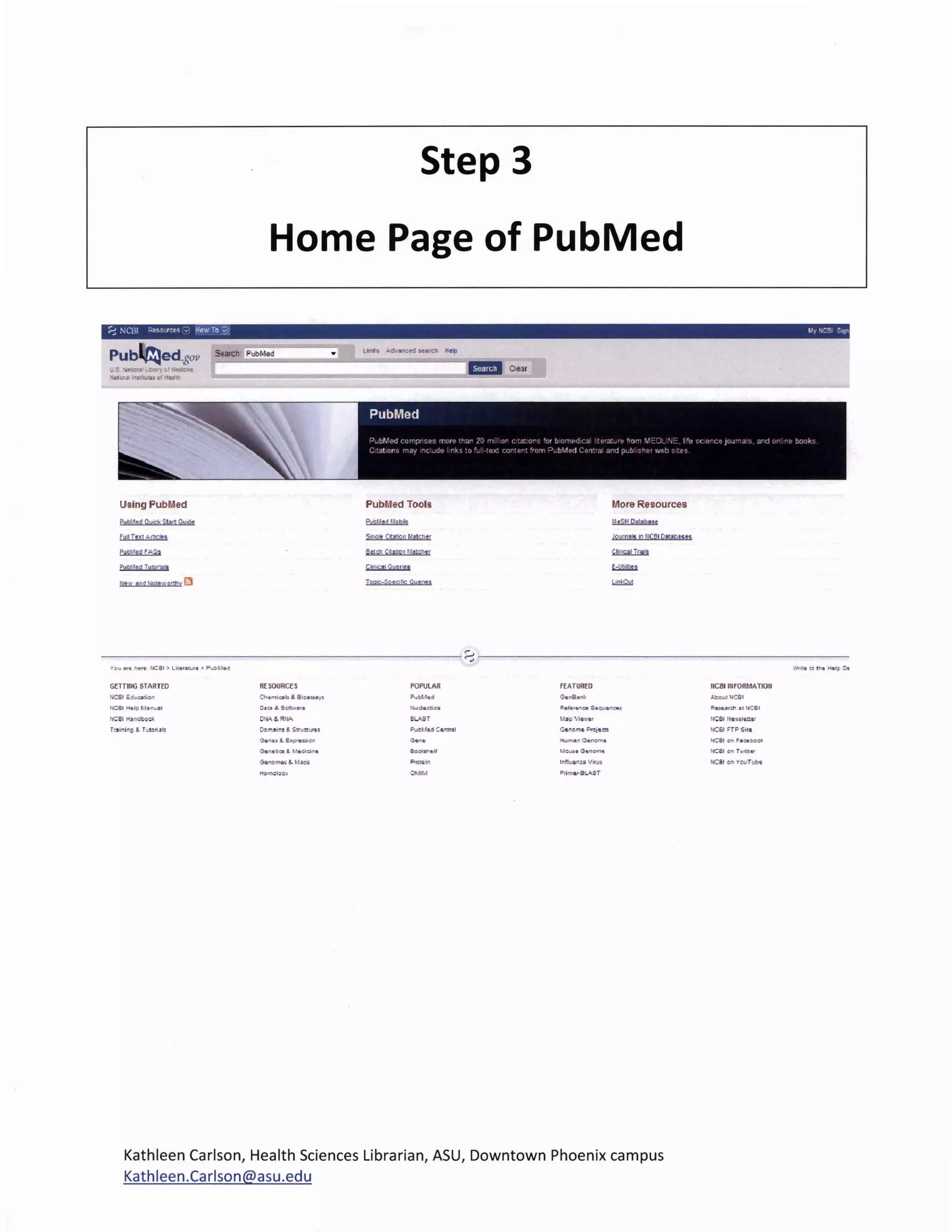 PubMed in 10steps 041811