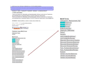444444
Consideraciones finales
• Realizar búsquedas mediante la opción MeSH
Database es sólo una de las múltiples formas
de buscar en PubMed
• Las búsquedas son mas precisas pero menos
sensibles
• Deberemos tener en cuenta que si buscamos
por MeSH la búsqueda es más precisa pero se
pierde todas aquellas referencias más recientes
no incorporadas a MEDLINE
 