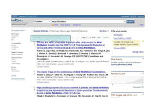 Acceso al texto completo desde MEDLINE/PubMed
Aparece el texto completo del artículo
Pinchando sobre el icono PDF,
veremos el artículo en este
formato
 